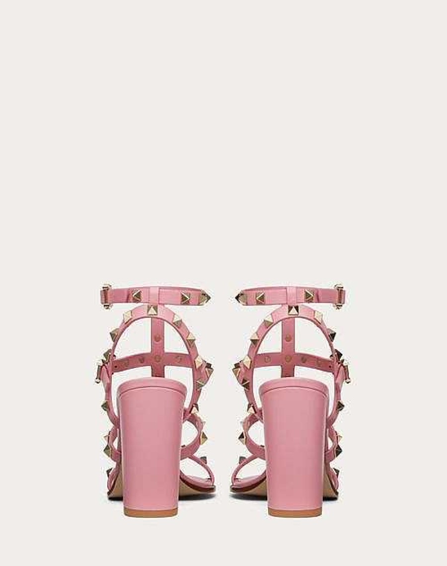 Valentino Rockstud Ankle Strap Sandal 90 Mm | Sandals