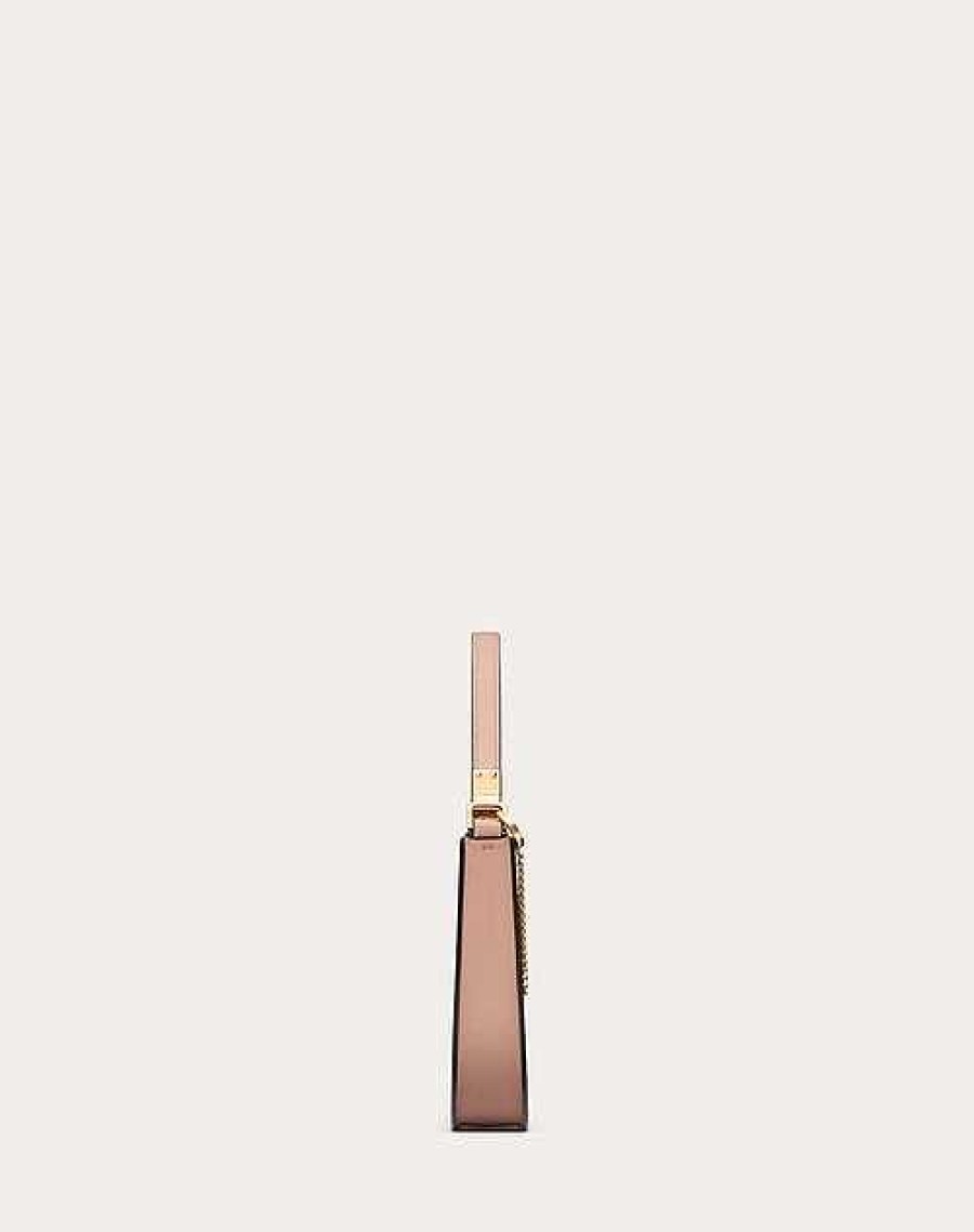 Valentino Vlogo Signature Calfskin Hobo Mini Bag With Jewel Logo | Shoulder Bags