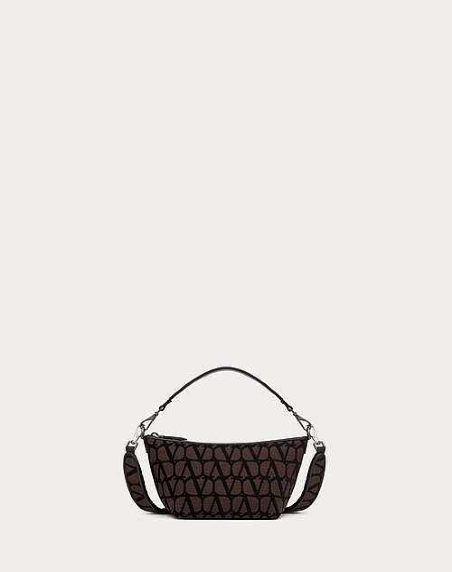 Valentino Toile Iconographe Shoulder Bag With Leather Details | Shoulder Bags