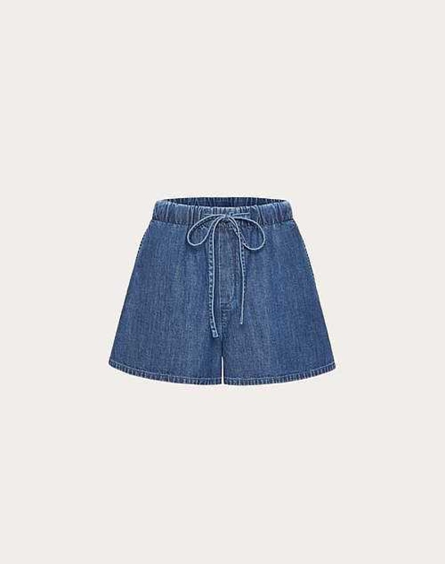 Valentino Chambray Shorts | Denim