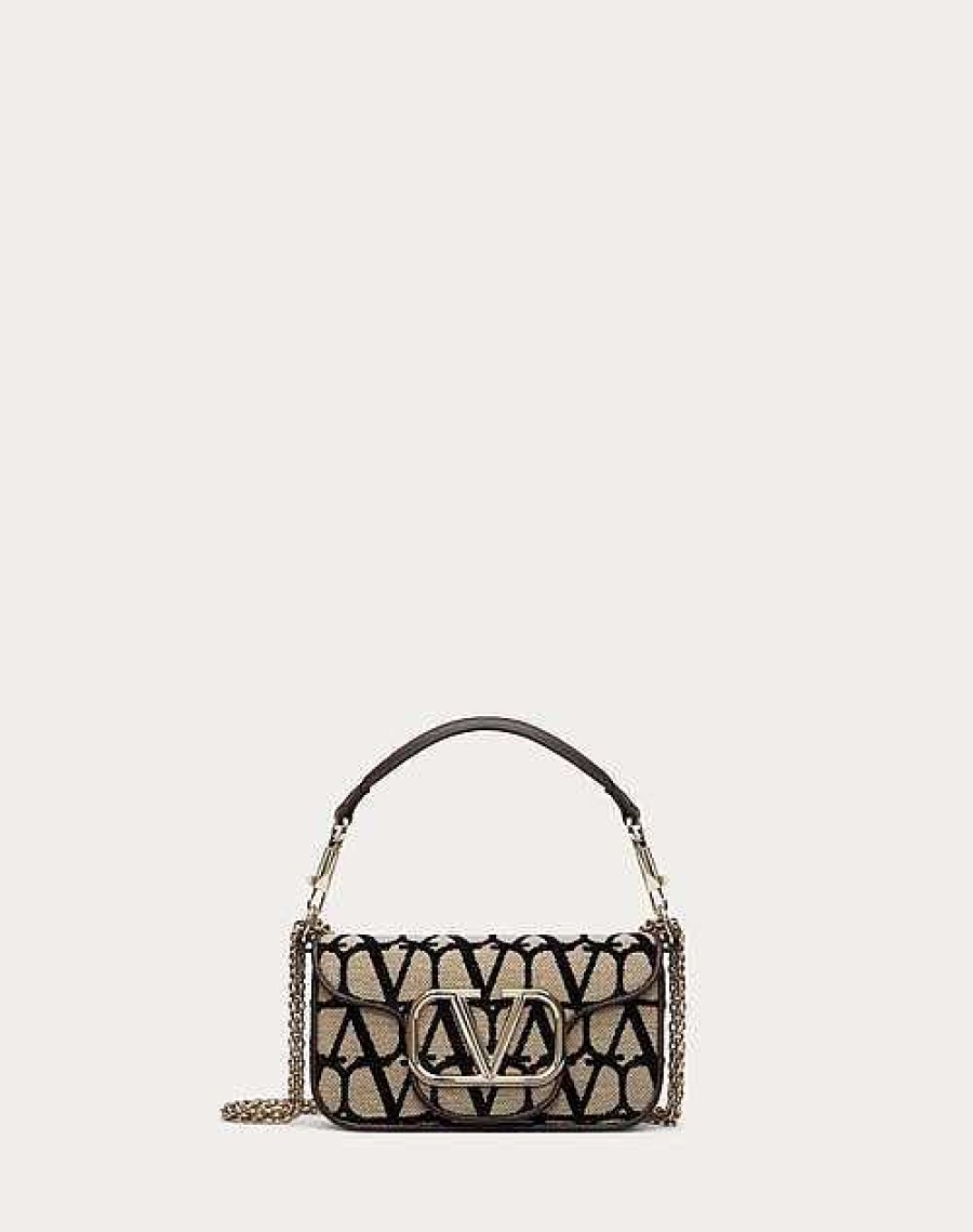 Valentino Small Valentino Garavani Loco Toile Iconographe Shoulder Bag | Shoulder Bags