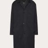 Valentino Nylon Coat With Rubberized V Detail | Coats And Blazers