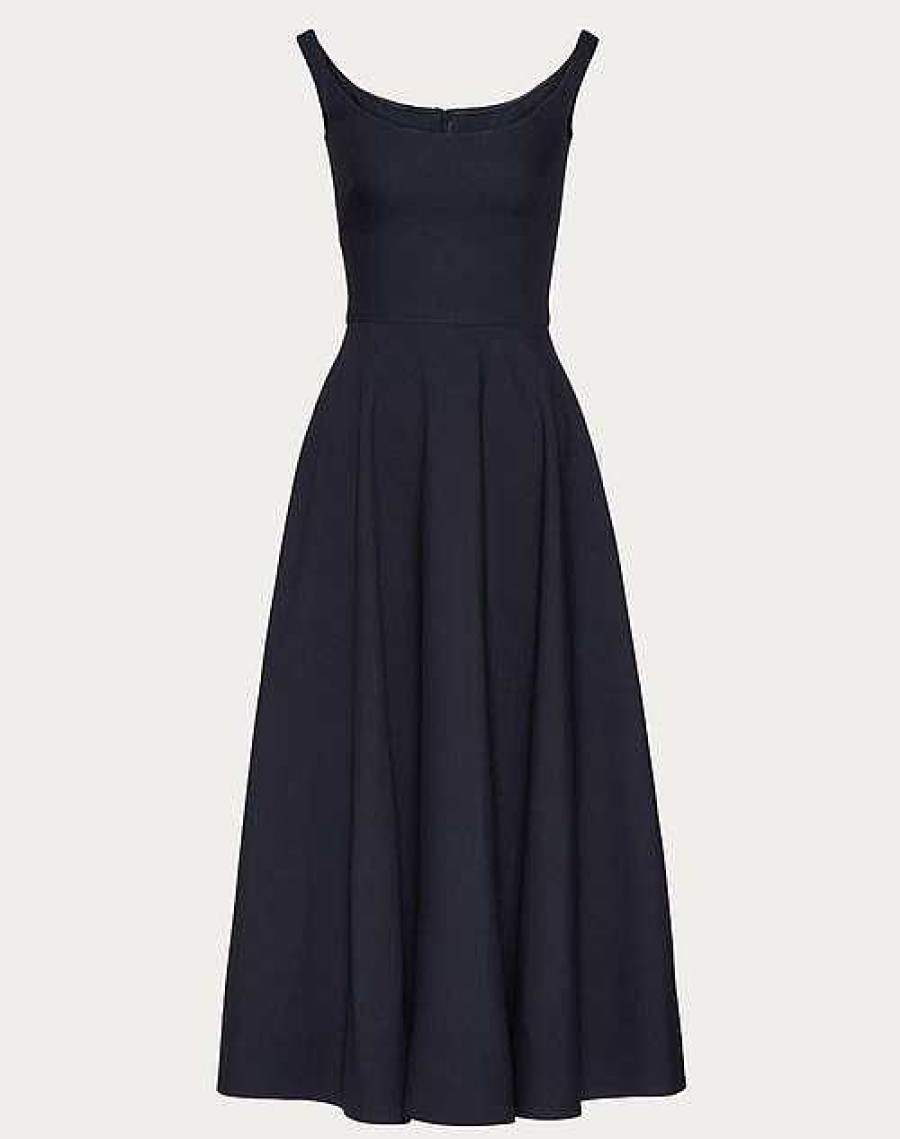 Valentino Crepe Couture Midi Dress | Dresses