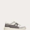 Valentino One Stud Low-Top Sneaker In Split Leather And Nappa | Sneakers