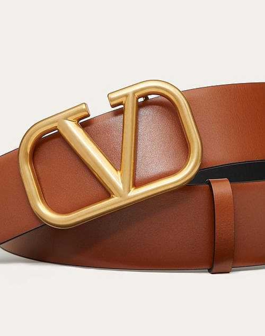 Valentino Vlogo Signature Calfskin Belt 40 Mm | Belts