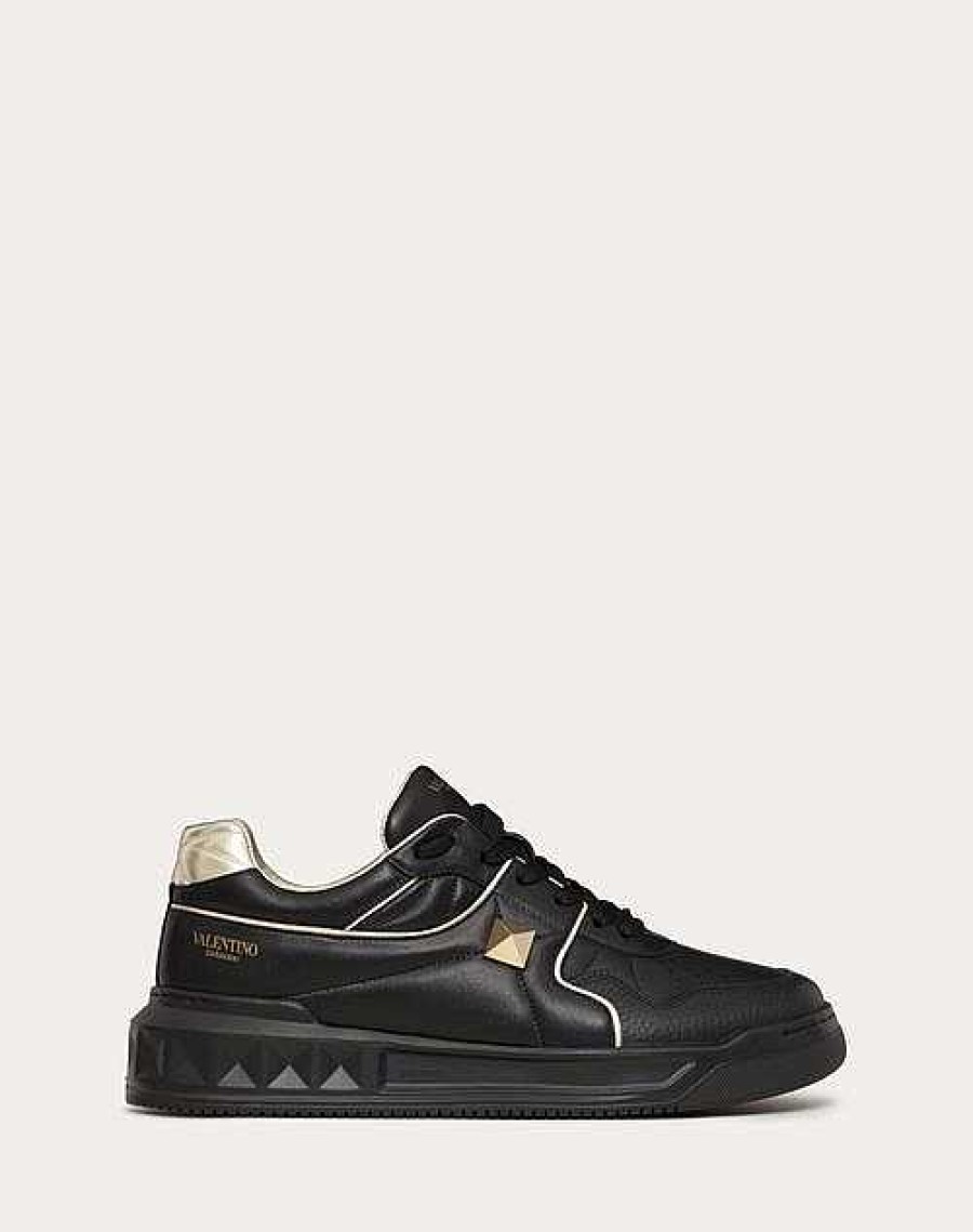 Valentino One Stud Low-Top Sneaker In Nappa Leather | Sneakers