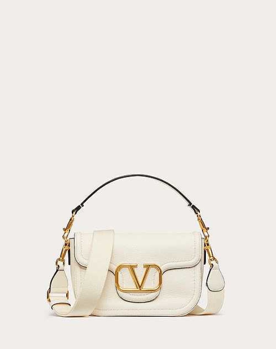 Valentino Valentino Garavani Alltime Grainy Calfskin Shoulder Bag | Shoulder Bags