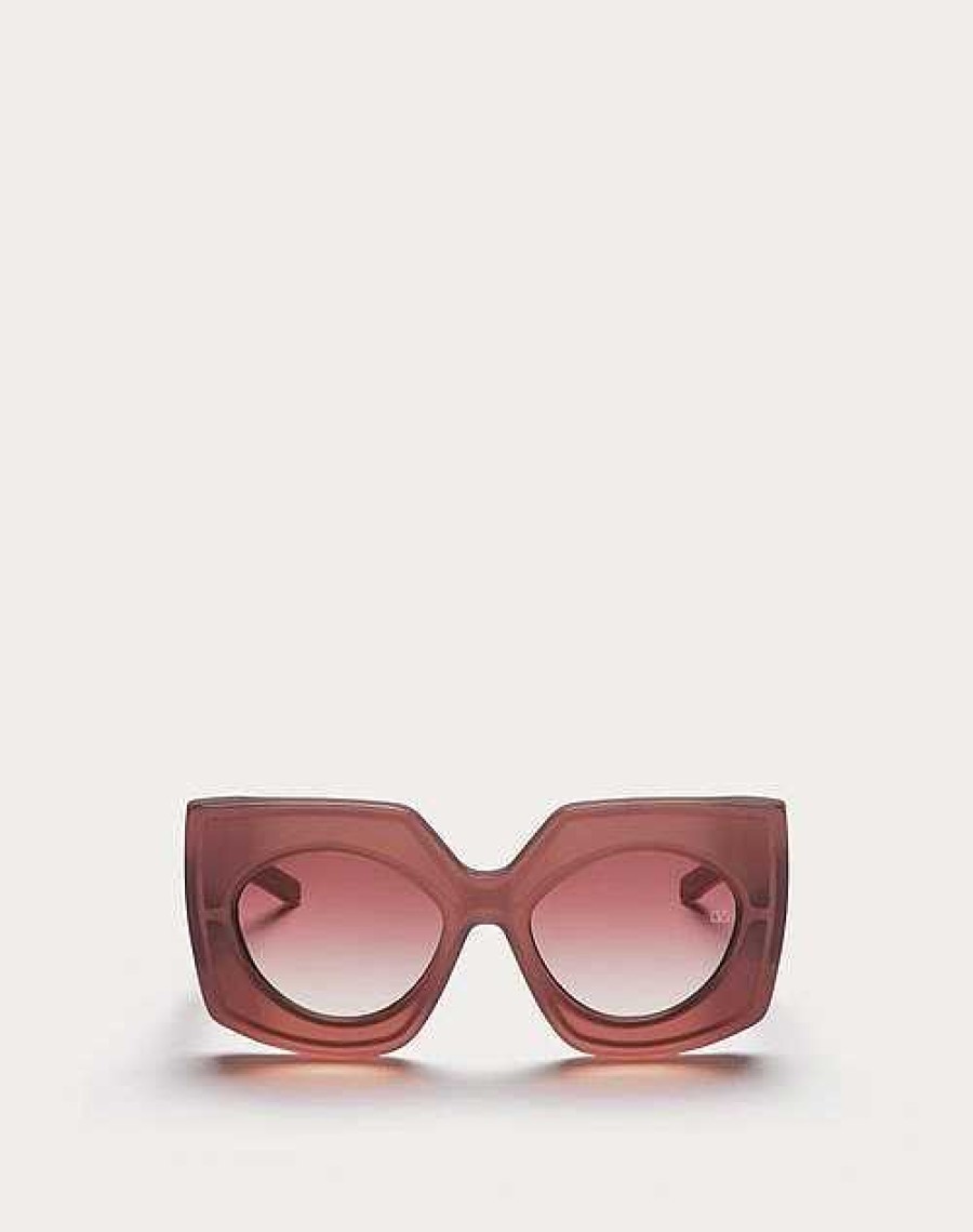 Valentino V - Soul Oversized Squared Butterfly Acetate Frame | Eyewear