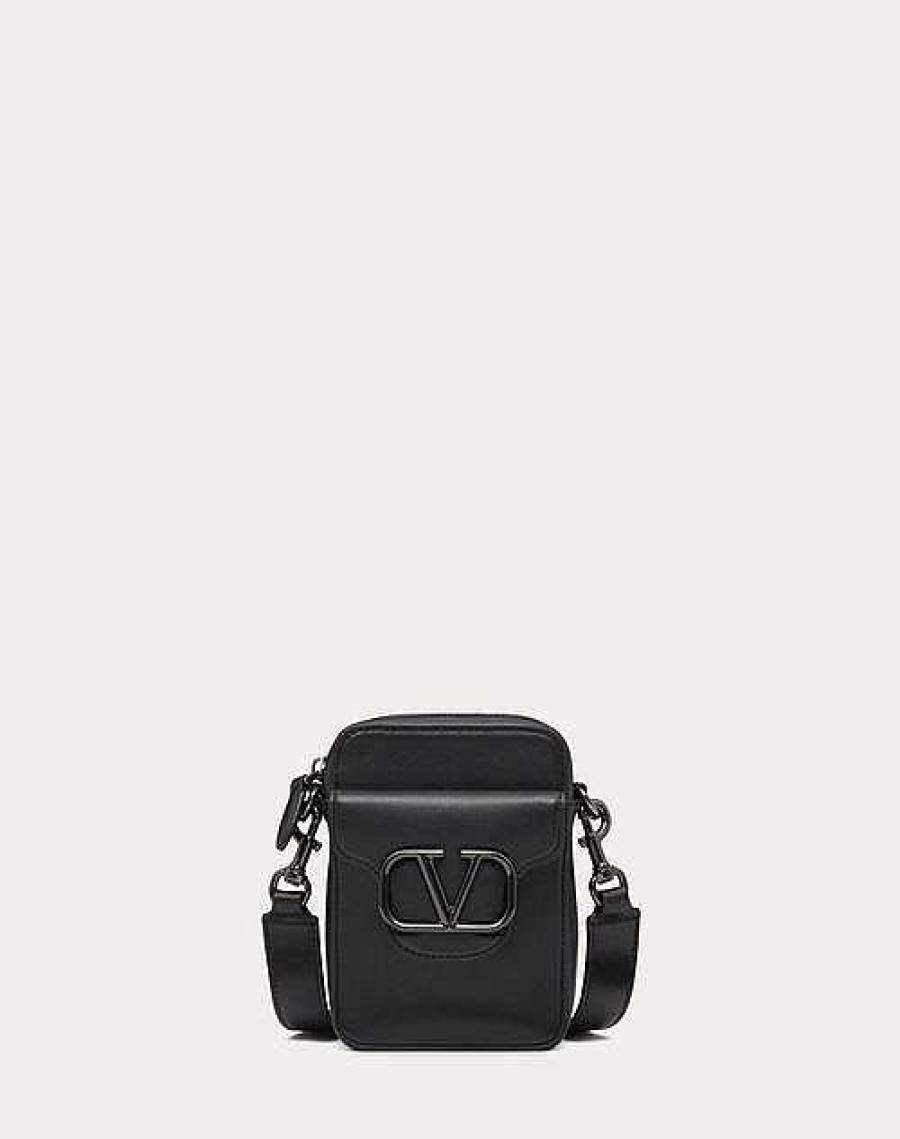 Valentino Mini Valentino Garavani Loco Crossbody Calfskin Bag | Shoulder Bags