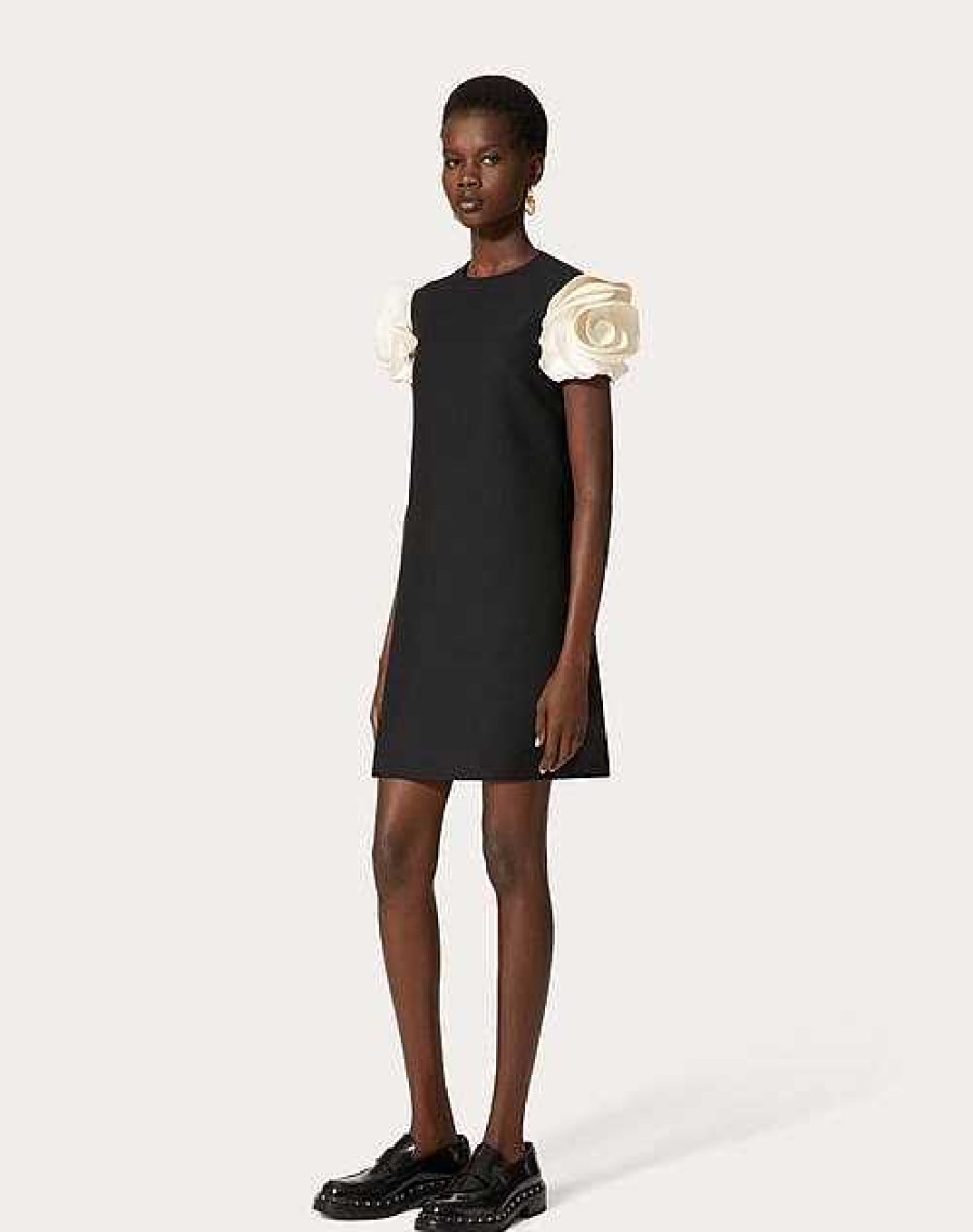 Valentino Crepe Couture Short Dress | Dresses