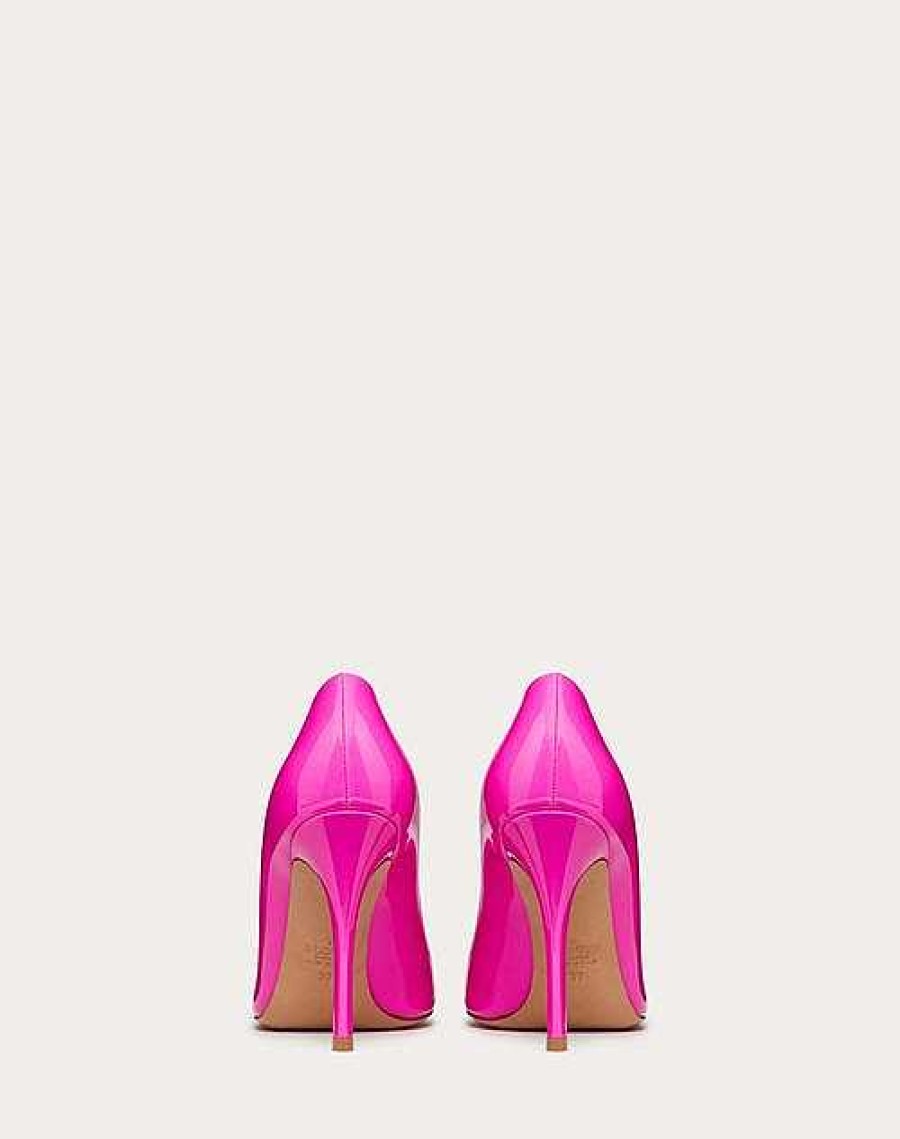 Valentino One Stud Patent Leather Pump With Matching Stud 100 Mm | Pumps