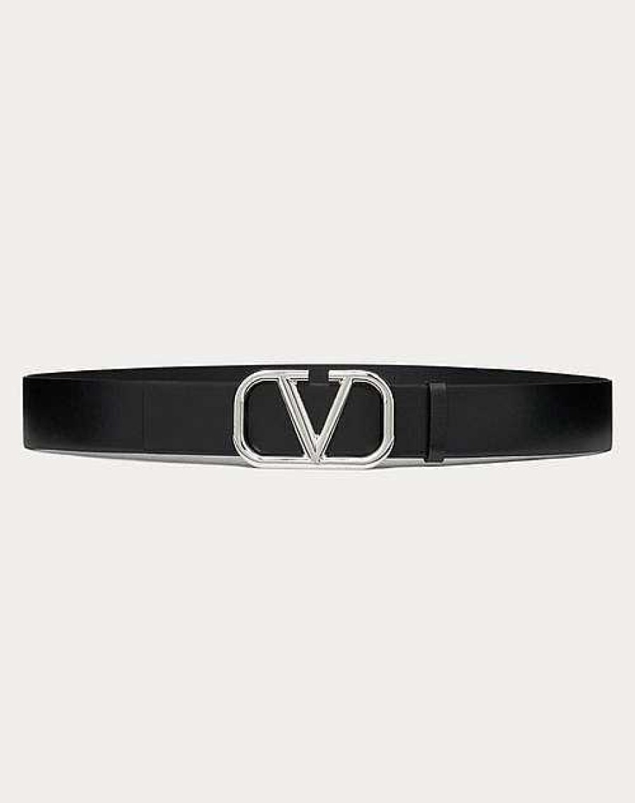 Valentino Vlogo Signature Calfskin Belt 40 Mm | Belts