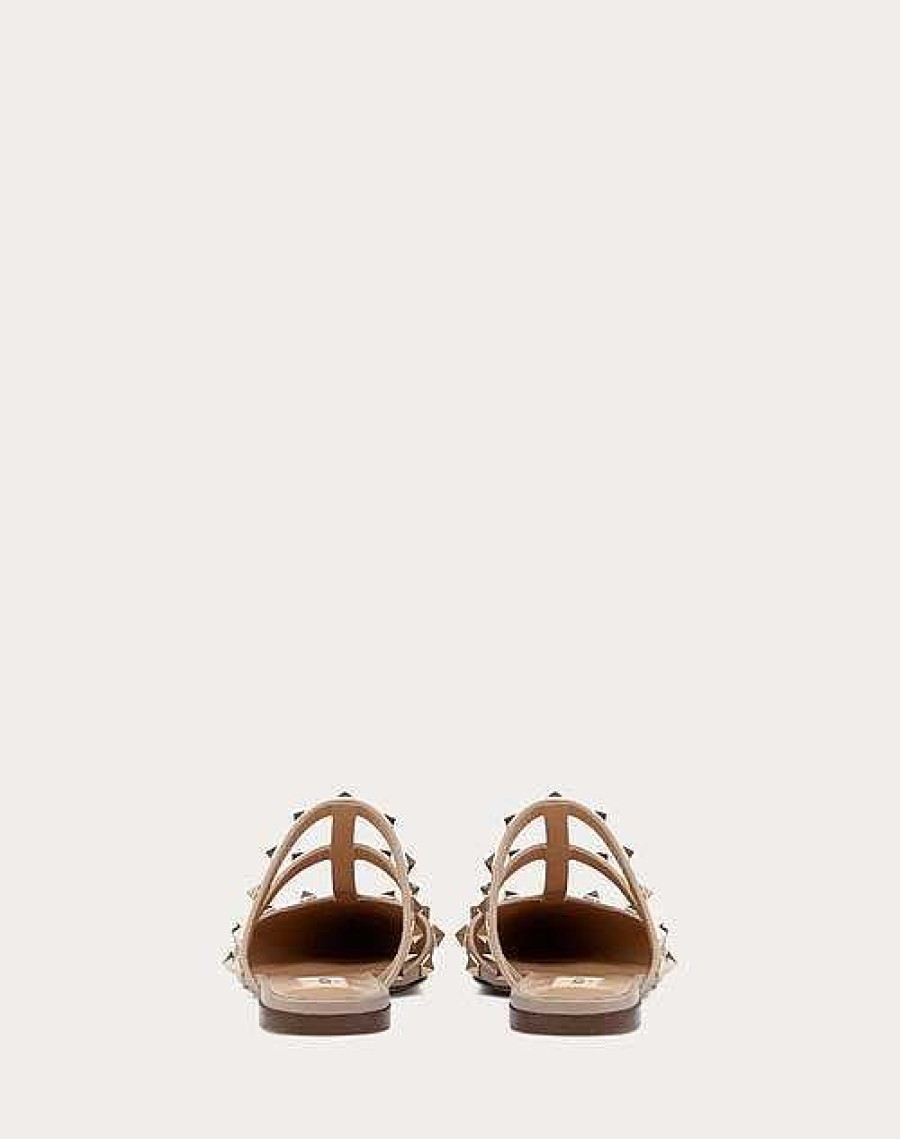 Valentino Rockstud Patent-Leather Mule | Ballerinas