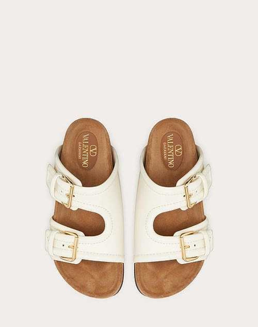 Valentino Fussfriend Calfskin Slide Sandal 30 Mm | Slides And Thongs