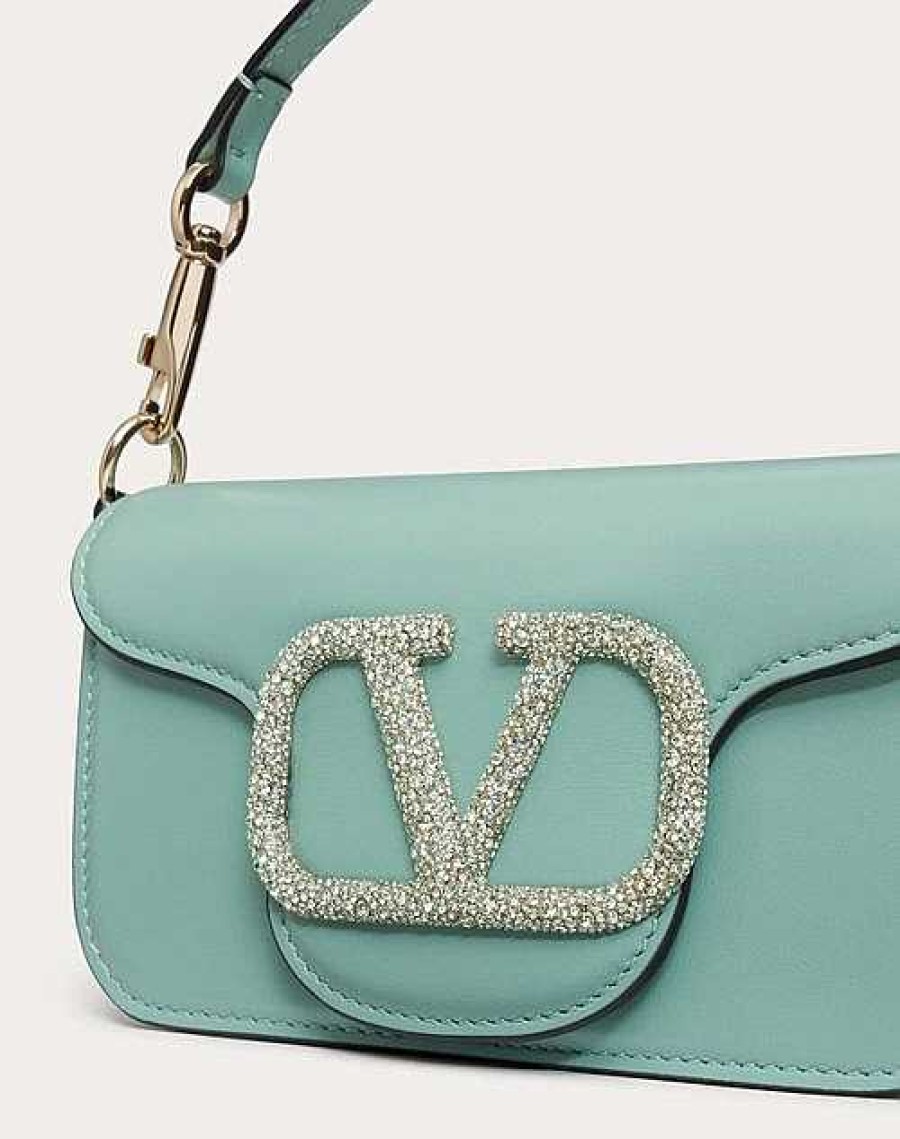 Valentino Loco Small Shoulder Bag With Jewel Logo | Shoulder Bags