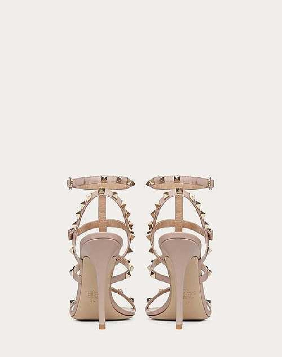 Valentino Rockstud Calf Ankle Strap Sandal 100 Mm | Sandals