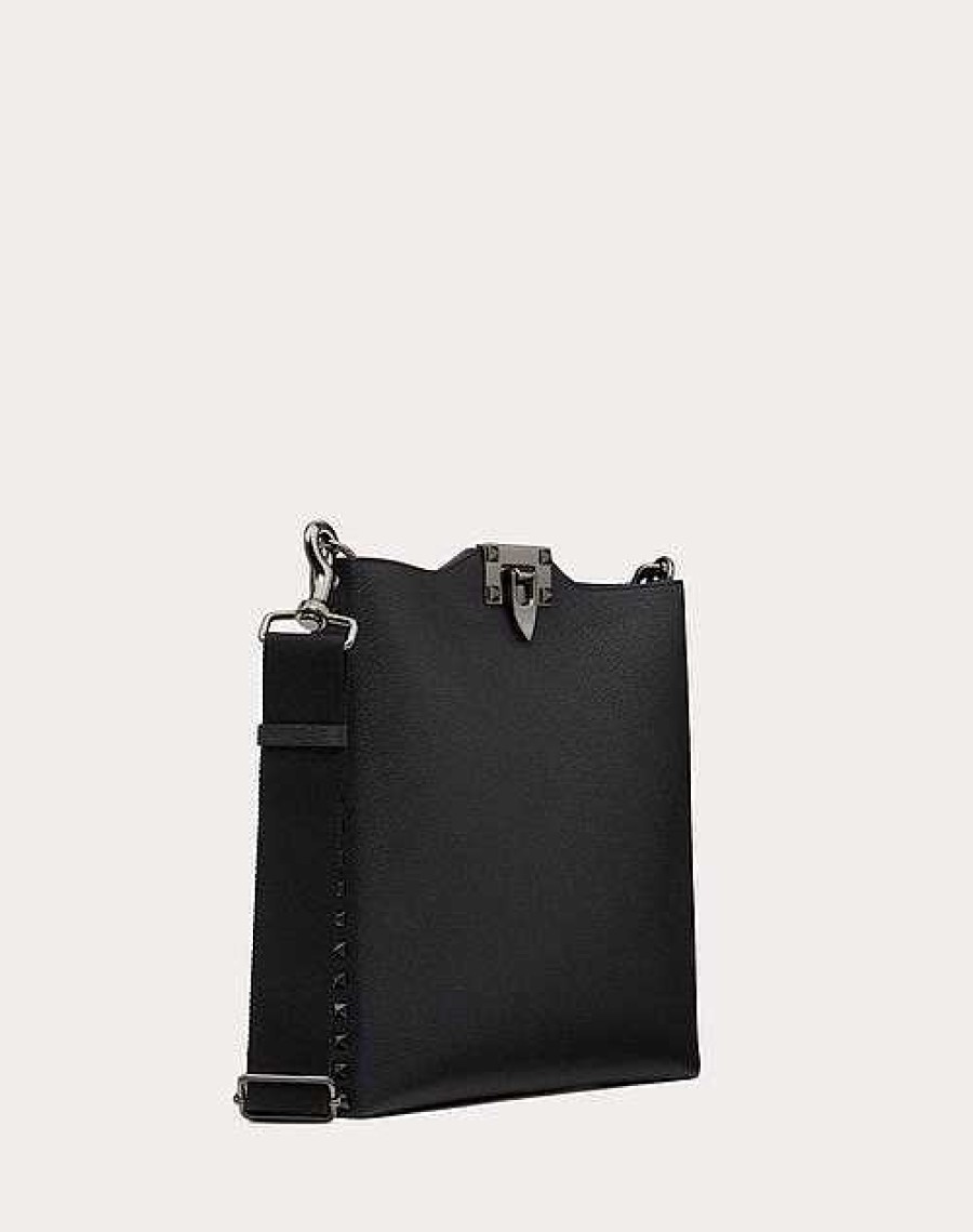 Valentino Rockstud Grainy Calfskin Crossbody Bag | Shoulder Bags