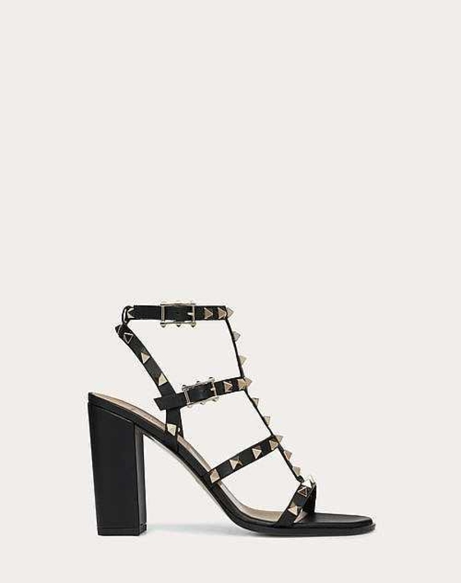 Valentino Rockstud Ankle Strap Sandal 90 Mm | Sandals