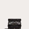 Valentino Medium Roman Stud The Shoulder Bag In Nappa With Chain And Tone-On-Tone Studs | Shoulder Bags