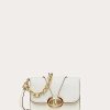 Valentino Vlogo O'Clock Small Nappa Leather Shoulder Bag With Chain | Shoulder Bags