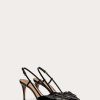 Valentino Vlogo Signature Patent Leather Slingback Pump 80Mm / 3.15 In. | Pumps