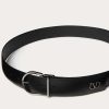 Valentino Mini Vlogo Signature Calfskin Belt 33Mm / 1.3 In. | Belts