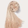 Valentino Valentino Stole With Micro Sequins And Feathers | Soft Accessories