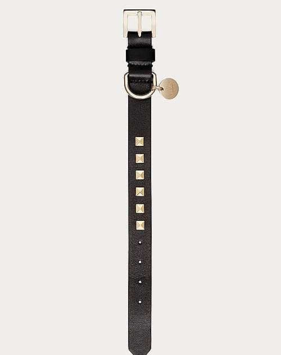 Valentino Valentino Garavani Rockstud Pet Collar 20 Mm | Valentino Pet Accessories