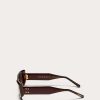 Valentino Iv - Rectangular Acetate Frame | Eyewear