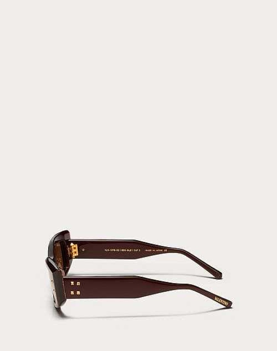 Valentino Iv - Rectangular Acetate Frame | Eyewear