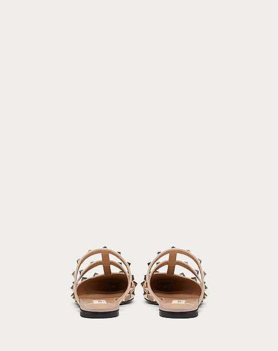 Valentino Rockstud Patent-Leather Mule | Ballerinas