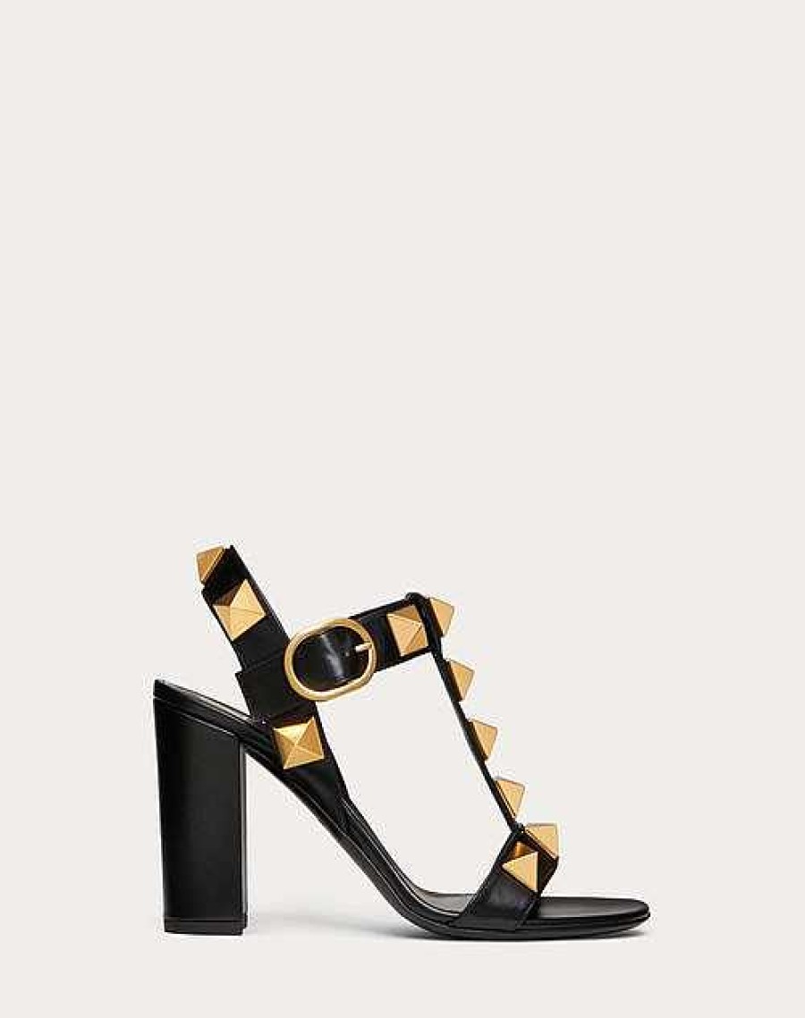 Valentino Roman Stud Calfskin Sandal 90 Mm | Sandals