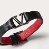 Valentino Vlogo Signature Leather Bracelet | Jewelry