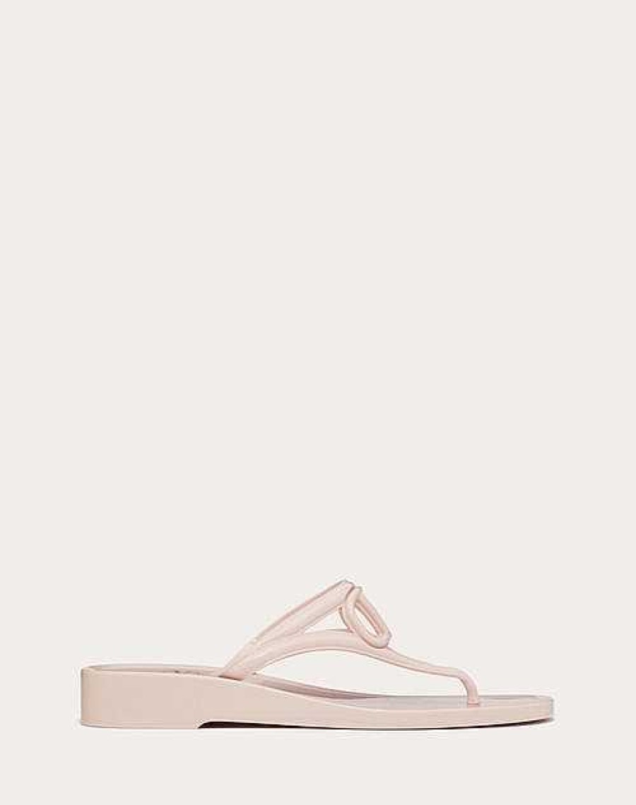 Valentino Vlogo Signature Rubber Thong Sandal | Slides And Thongs