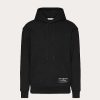 Valentino Technical Cotton Sweatshirt With Hood And Maison Valentino Tailoring Label | T-Shirts And Sweatshirts