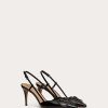 Valentino Vlogo Signature Patent Leather Slingback Pump 80Mm / 3.15 In. | Pumps