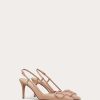 Valentino Vlogo Signature Slingback Pump In Calfskin Leather 80Mm | Pumps