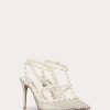 Valentino Rockstud Mesh Pumps With Matching Straps And Studs 100 Mm | Pumps