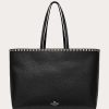 Valentino Rockstud Grainy Calfskin Tote Bag | Totes