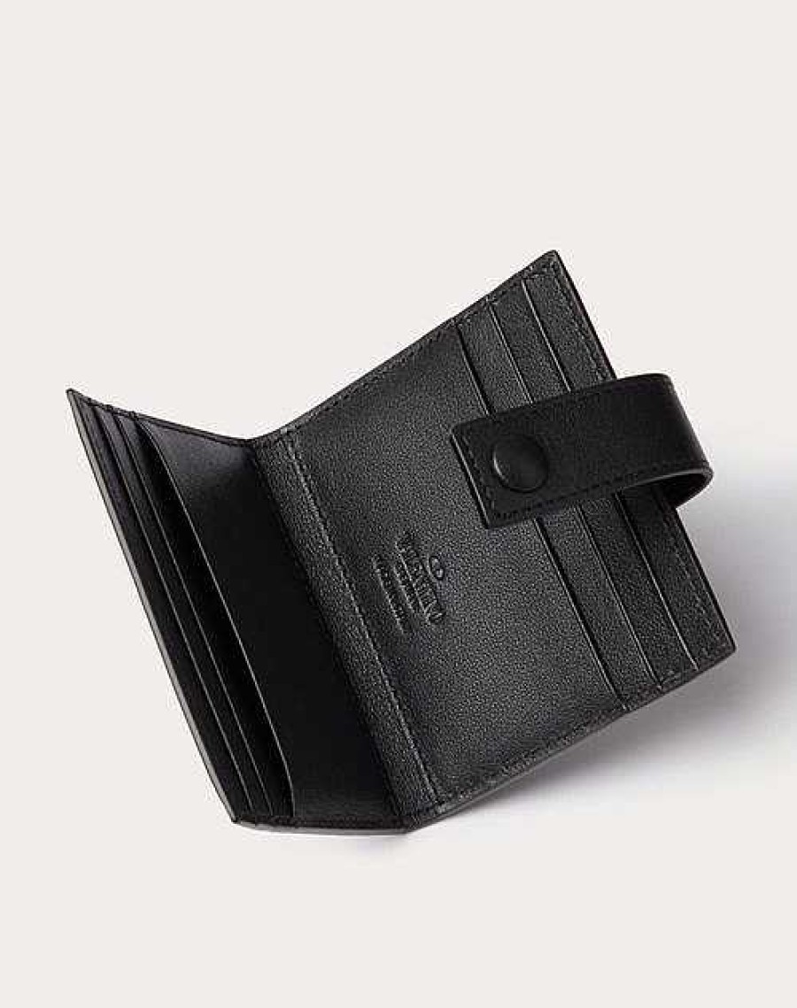 Valentino Mini Vlogo Signature Calfskin Cardholder | Wallets And Small Leather Goods