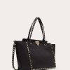 Valentino Medium Grainy Calfskin Rockstud Bag | Totes