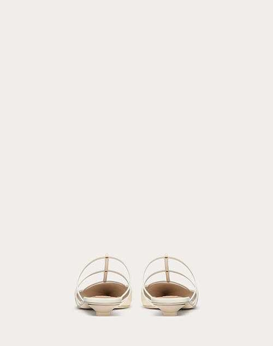 Valentino Rockstud Wispy Calfskin Mule 20Mm | Ballerinas