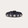 Valentino Rockstud Leather Bracelet With Ruthenium Studs | Jewelry