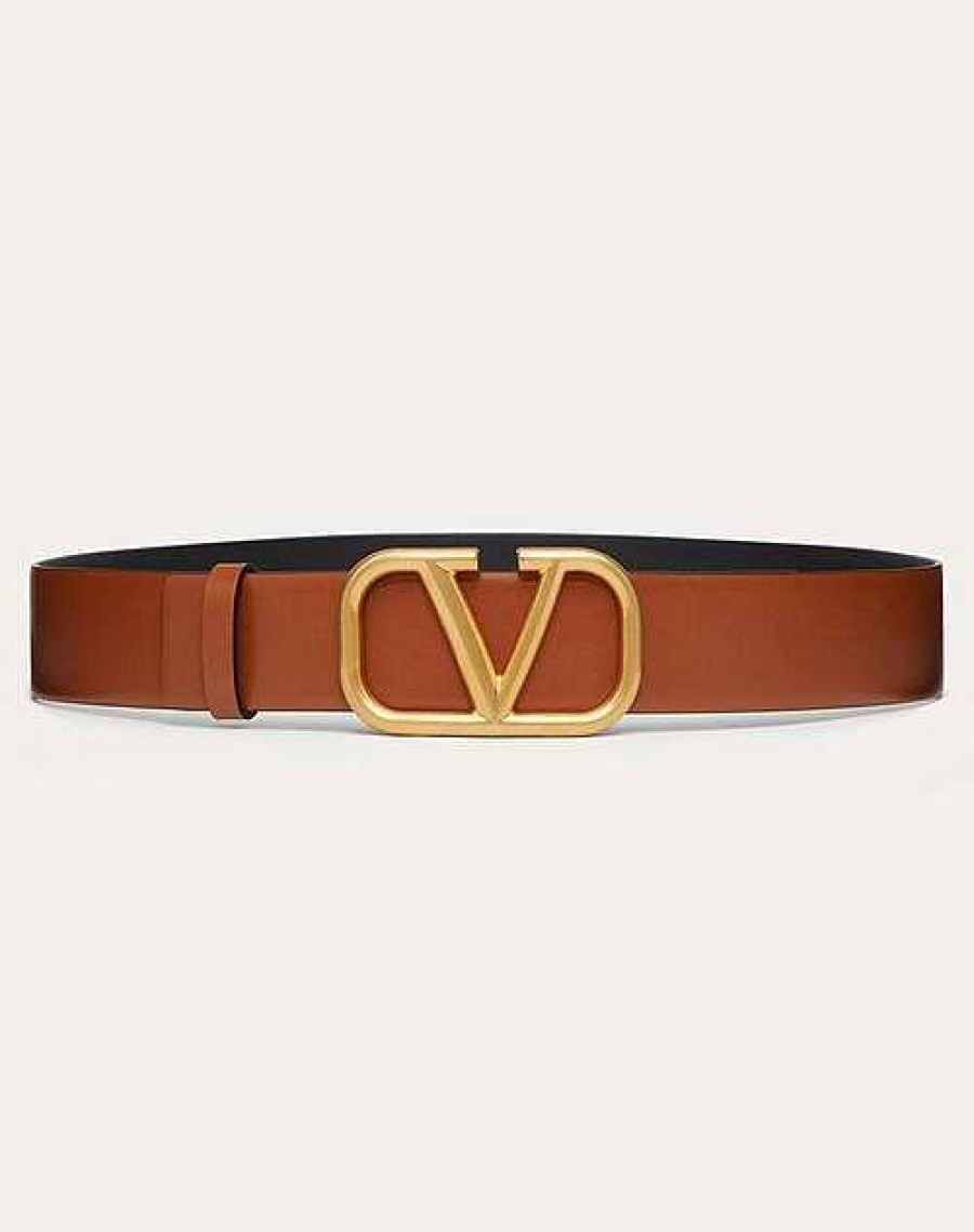 Valentino Vlogo Signature Calfskin Belt 40 Mm | Belts