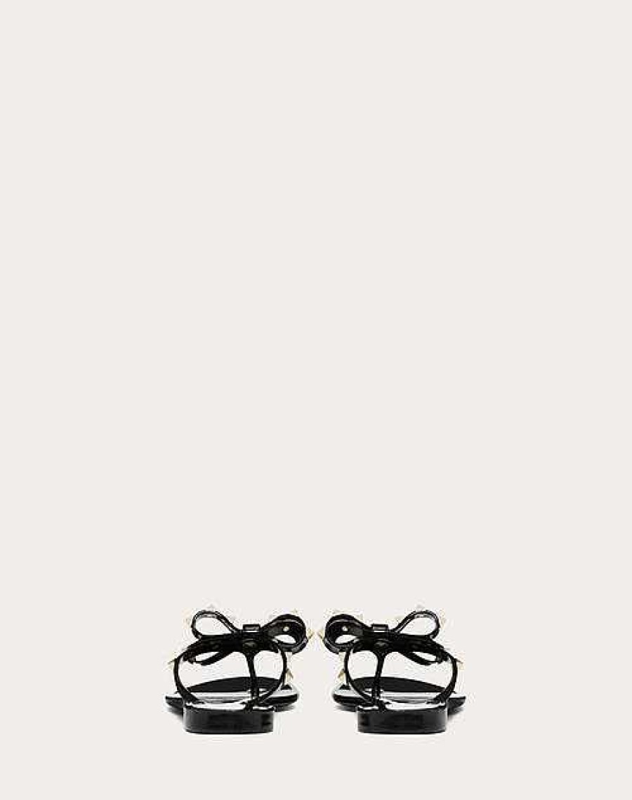 Valentino Rubber Rockstud Thong | Slides And Thongs