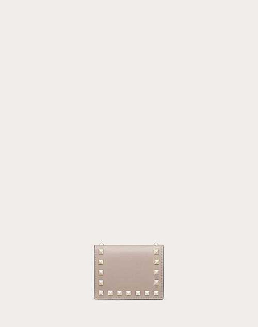 Valentino Small Rockstud Calfskin Wallet | Wallets And Small Leather Goods