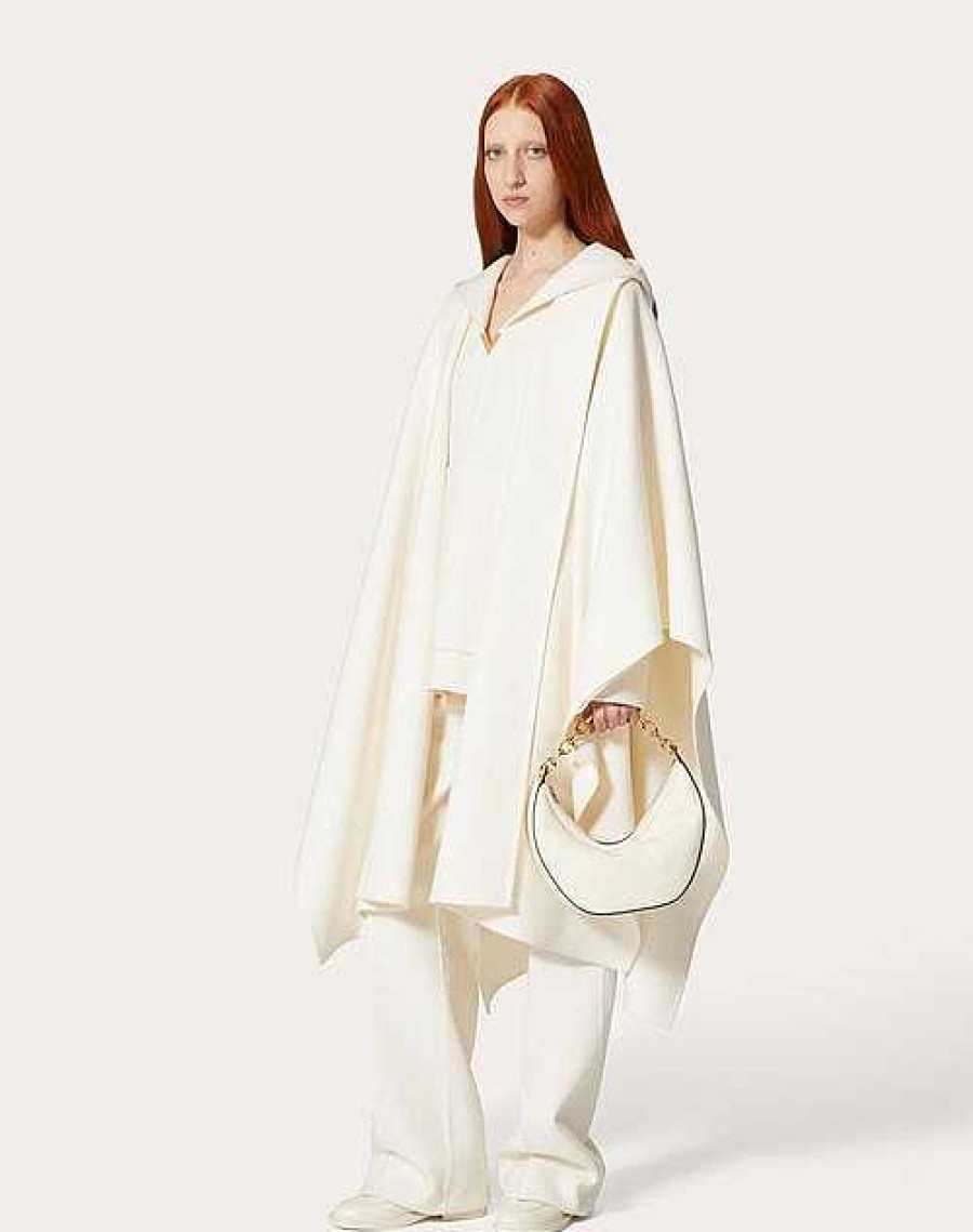 Valentino Compact Drap Cape | Coats And Outerwear