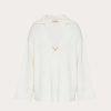 Valentino V Gold Cashmere Jumper | Knitwear