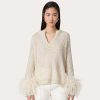 Valentino Sweater In Lurex Mohair And Sequin Thread | Knitwear