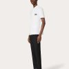 Valentino Cotton Pique Polo Shirt With Vlogo Signature Patch | T-Shirts And Sweatshirts